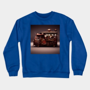 Steampunk Tokyo Ramen Food Truck Crewneck Sweatshirt